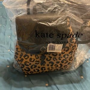 Kate Spade Adel Medium Backpack Leopard Print